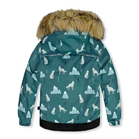 Wolves Two Pieces Snowsuit 2-8y