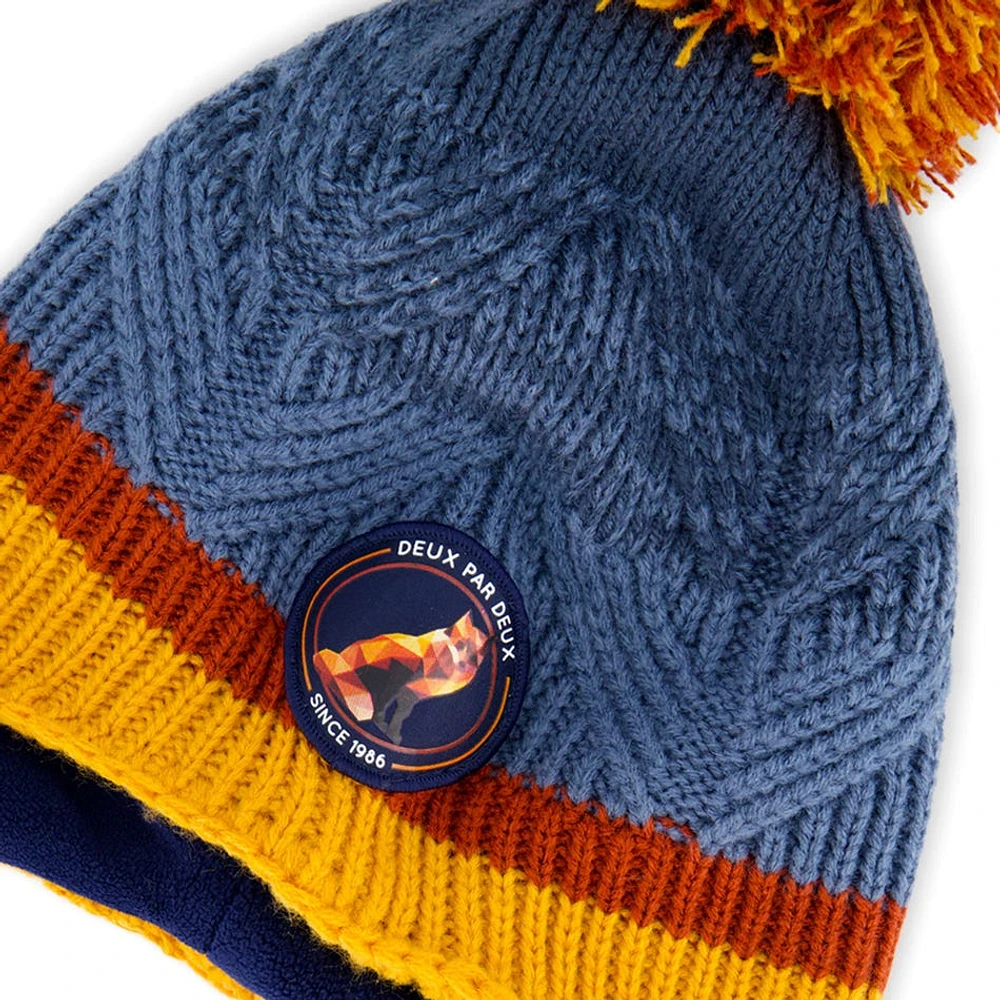 Striped Mountain Knit Hat 2-14
