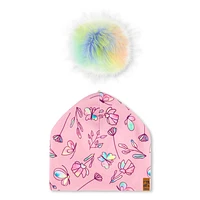 Butterflies Pompom Hat 2-14y