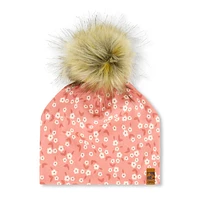 Mini Flowers Pompom Hat 2-14y