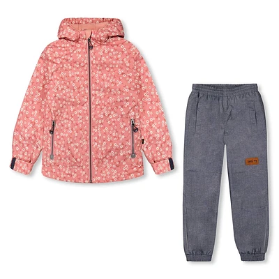 Ensemble Extérieur 2 Pièces Petite Fleur 3-6ans