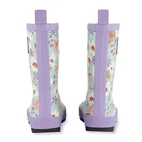 Flowers Rain Boots Sizes 4-3