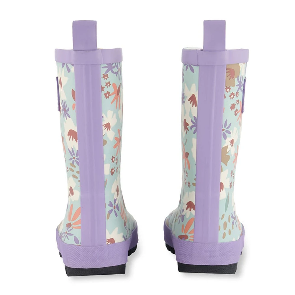 Bottes de Pluie Fleurs Pointures 4-3