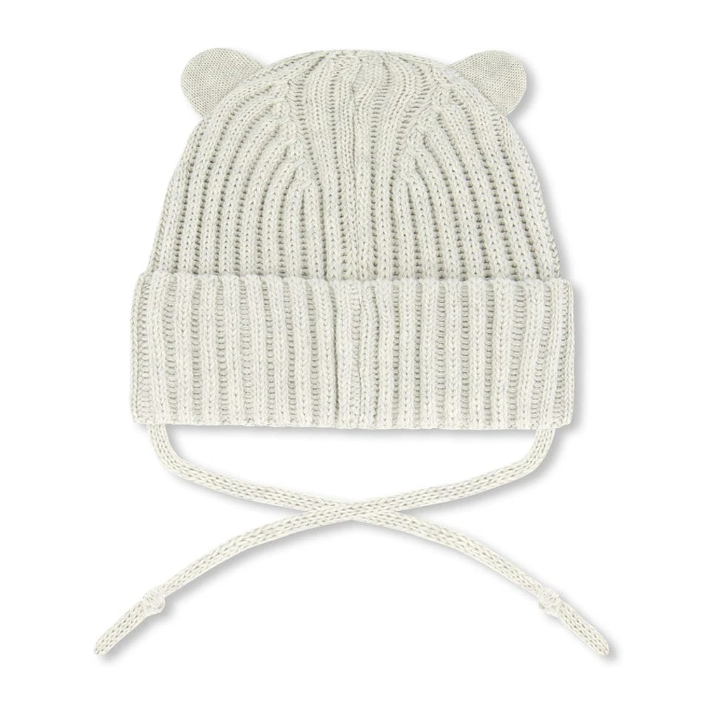 Ivory Knit Hat 6-24m