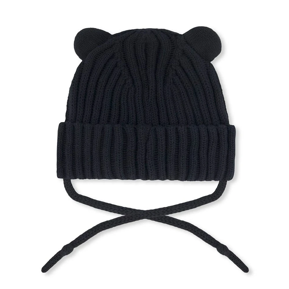 Tuque Tricot Noire 6-24mois