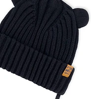 Black Knit Hat 6-24m