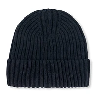 Black Knit Hat 2-14y