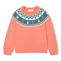 Apple & Fawn Knit Sweater 4-6y