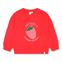 Strawberry Sweatshirt 3-6y