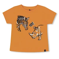 Safari Animals T-shirt 3-6y