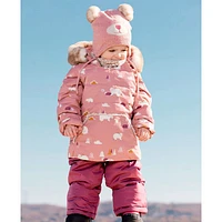 Pink Bear 2 Pieces Snowsuit 18-30m