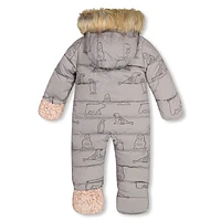 Artic Animal Snowsuit 6-30m