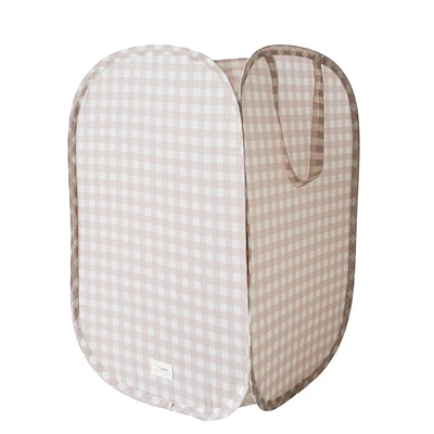 Recycled Pop-Up Laundry Hamper - Gingham