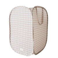 Recycled Pop-Up Laundry Hamper - Gingham