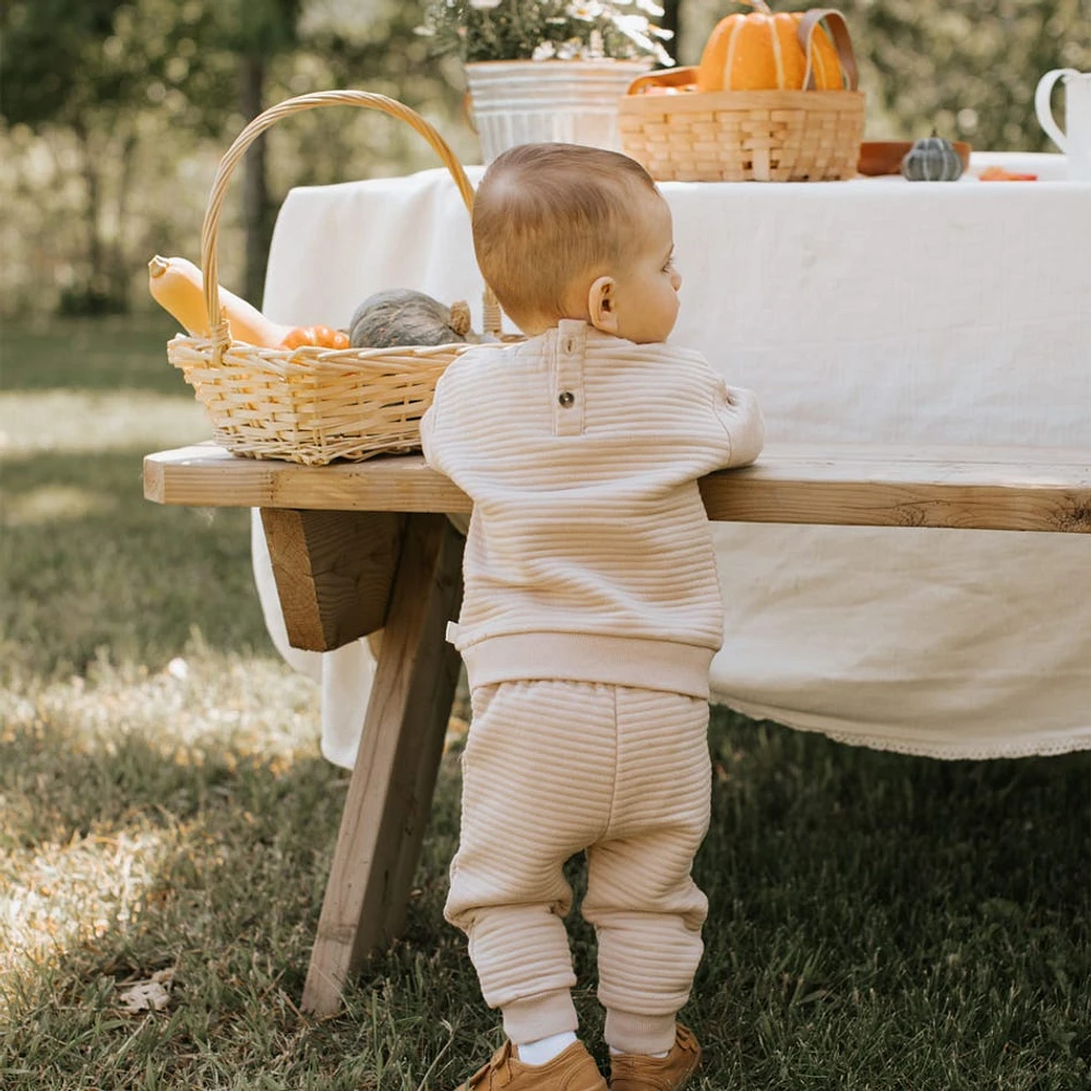 Sand Quilted Outfit Set 6-24m