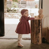 Merlot Jersey Dress 3-24m