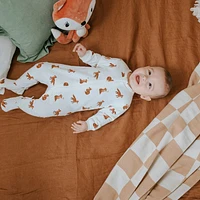 Fox Print Sleeper 0-12m