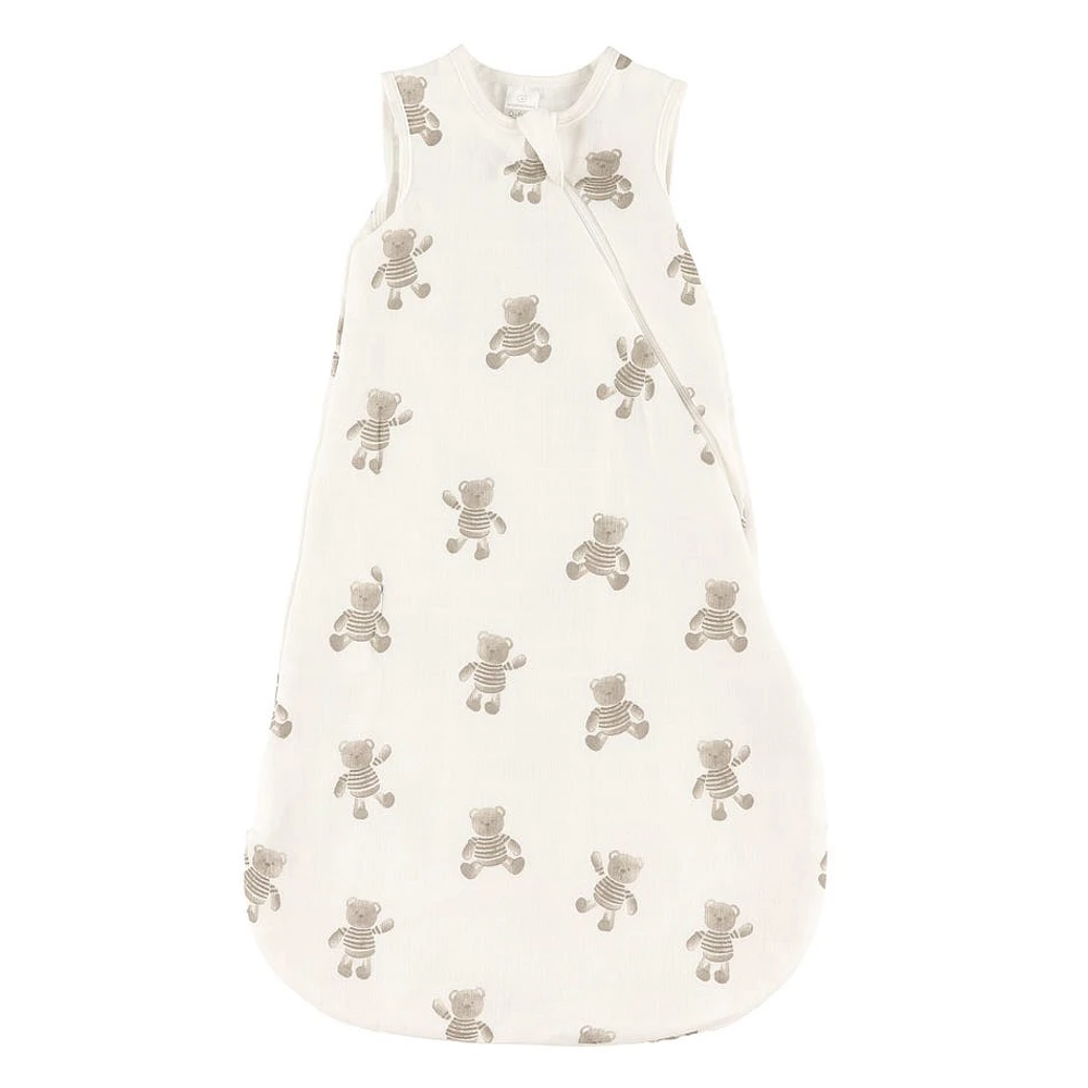 Muslin Sleepsack on Hanger - Bear