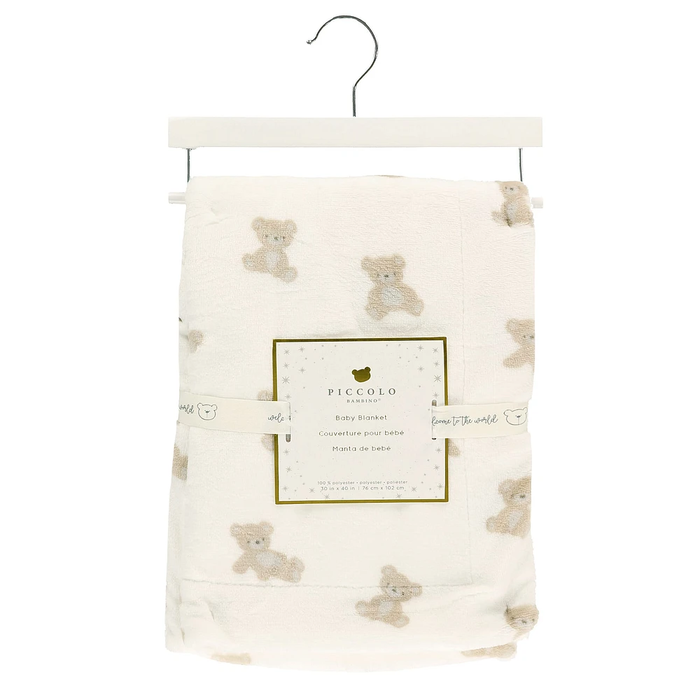 Couverture Peluche Ours