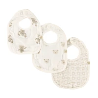 Ensemble de  3 Bavoirs Mousseline -  Ours