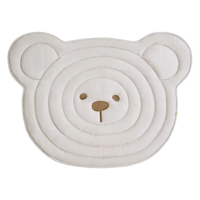 Teddy-Shape Quilted Playmat