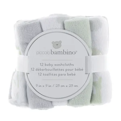 Washcloth Set of 12