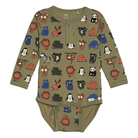 Animal AOP Bodysuit 1-24m