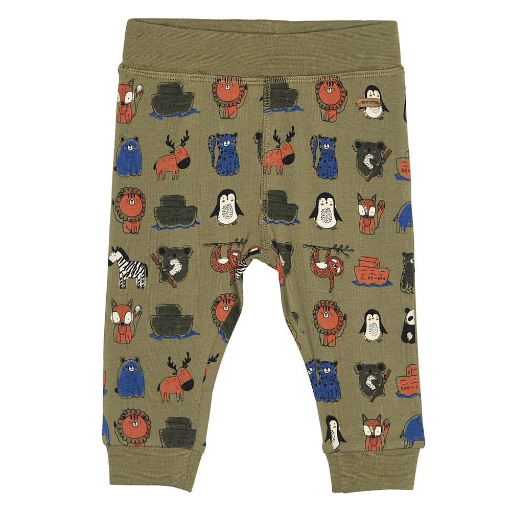 Pantalon Ouaté Animaux 6-24mois