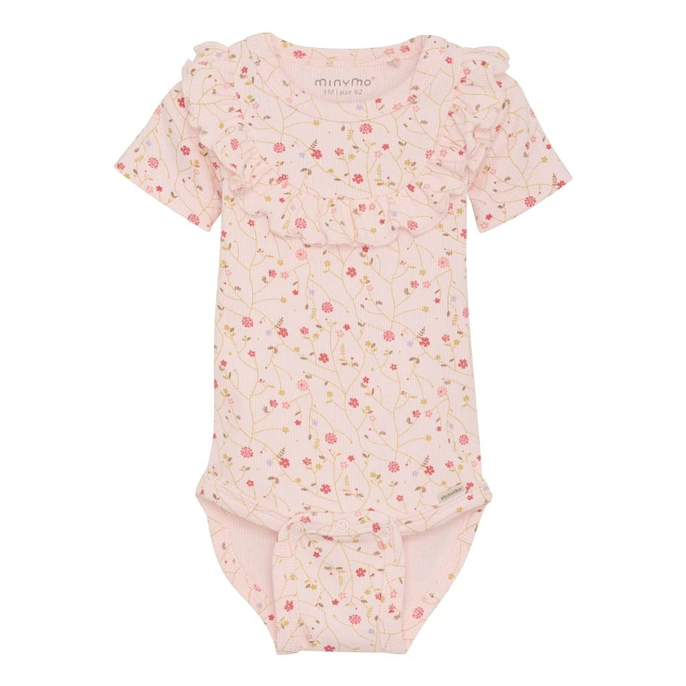 Flower Bodysuit 6-24m