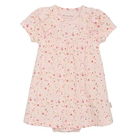 Rib Floral Dress 6-24m