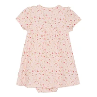 Rib Floral Dress 6-24m