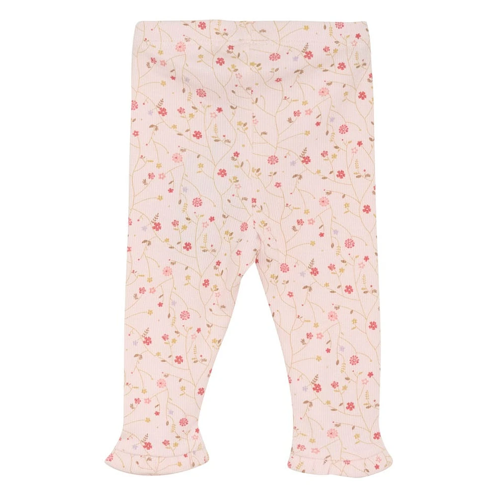 Flower AOP Rib Legging 1-24m