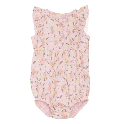 Cache-Couche Imprimé Fleurs Nouveau-né-24m