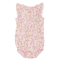 Flower Print Bodysuit Newborn-24m