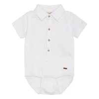 White Shirt Bodysuit -24m