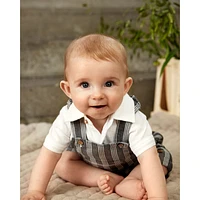 White Shirt Bodysuit -24m