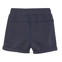 Navy Sweat Shorts 6-24m