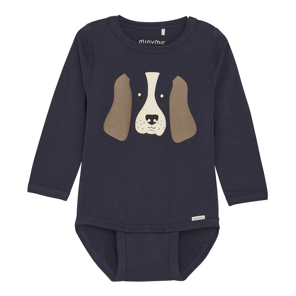 Dog Long Sleeves Bodysuit 0-24M