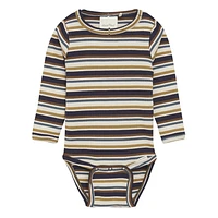 Stripes Long Sleeves Bodysuit 0-24M