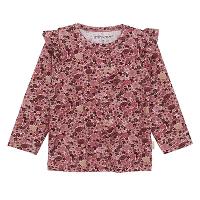 T-Shirt Imprimé Fleurs -24mois