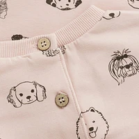 Puppy Aop Sweatshirt 1-24M