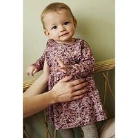 Flower AOP Dress 6-24m