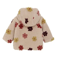 Flower Teddy Jacket 6-24m