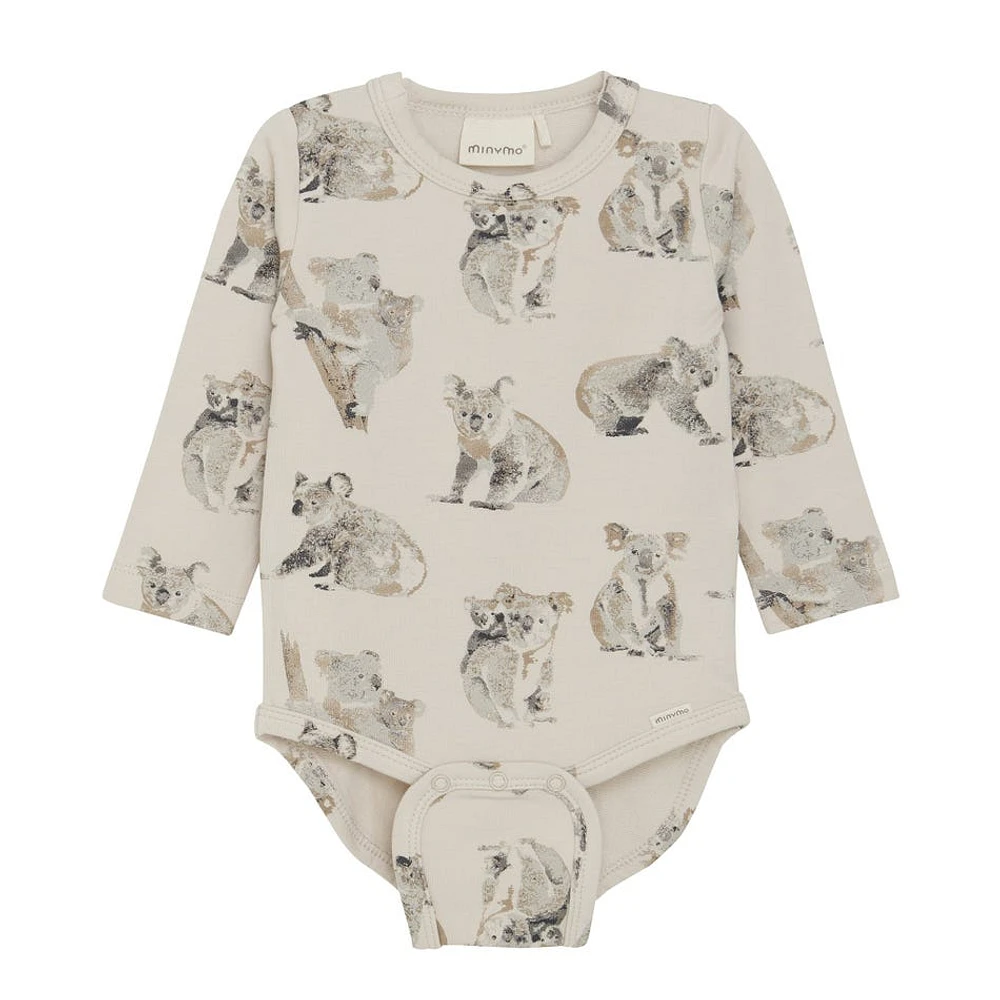 Koala Long Sleeves Bodysuit 3-18M