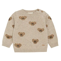 Koala Knit Pullover 6-24m