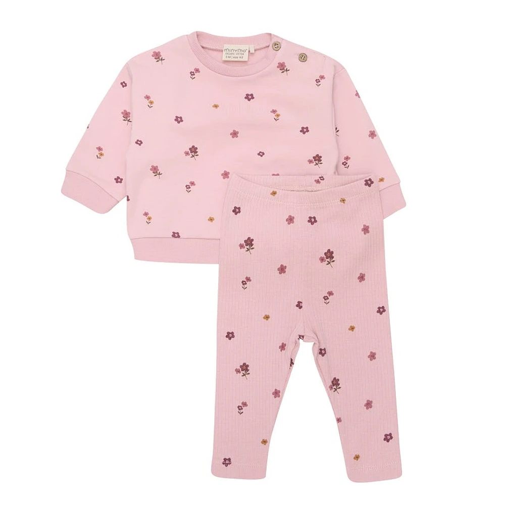 Pink 2Pieces Set 3-24M