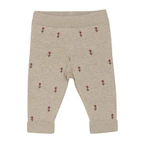 Floral Knit Pants 3-24M