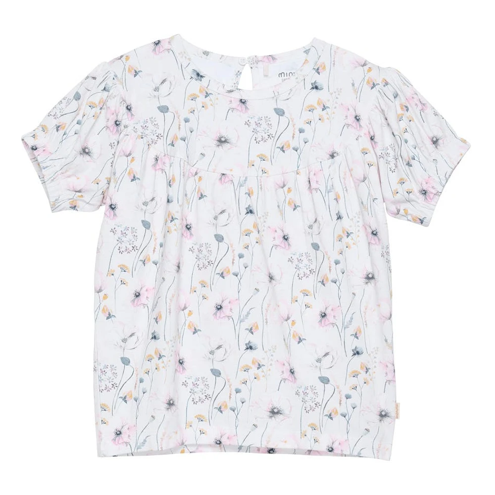 T-Shirt Fleur Reve 3-8ans