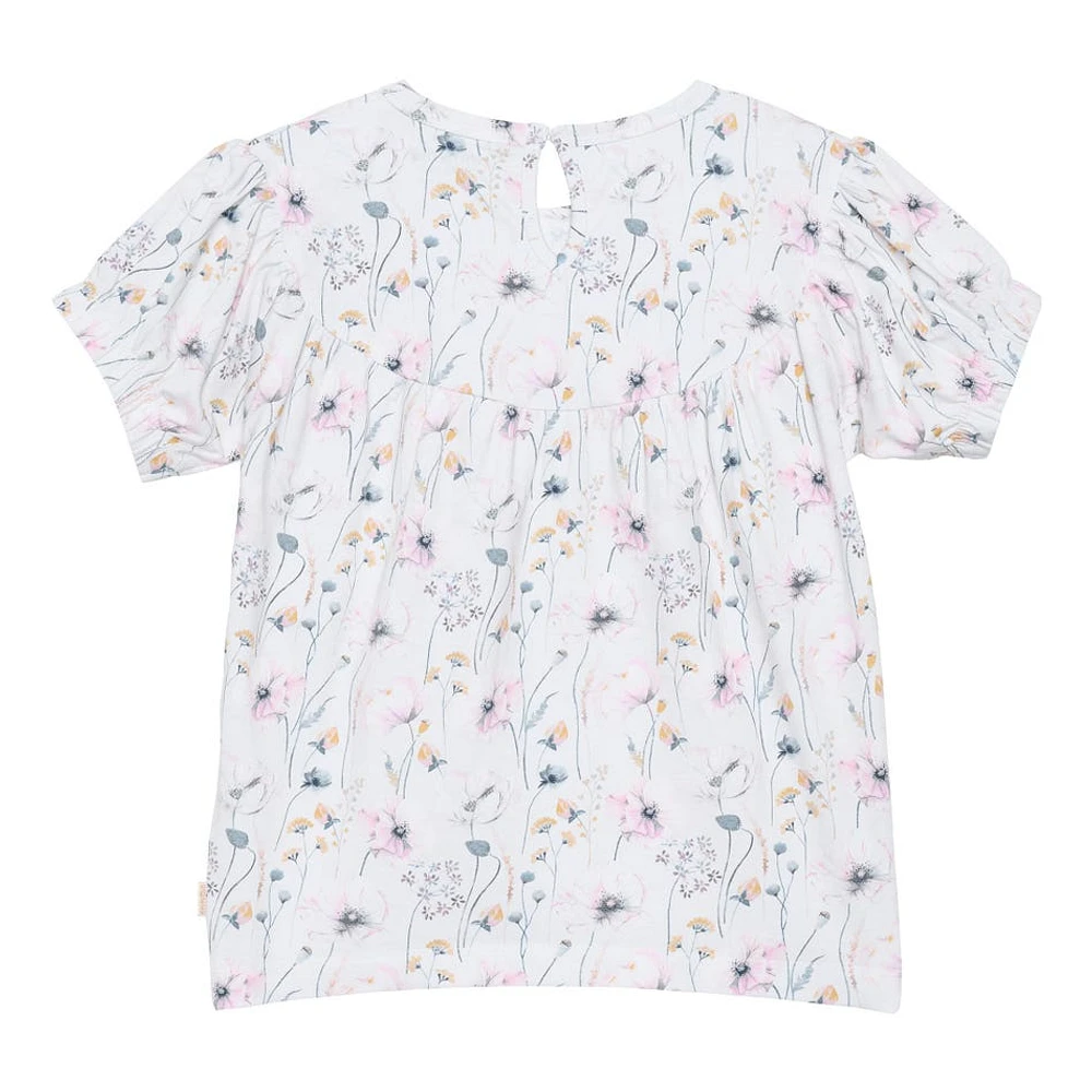 T-Shirt Fleur Reve 3-8ans