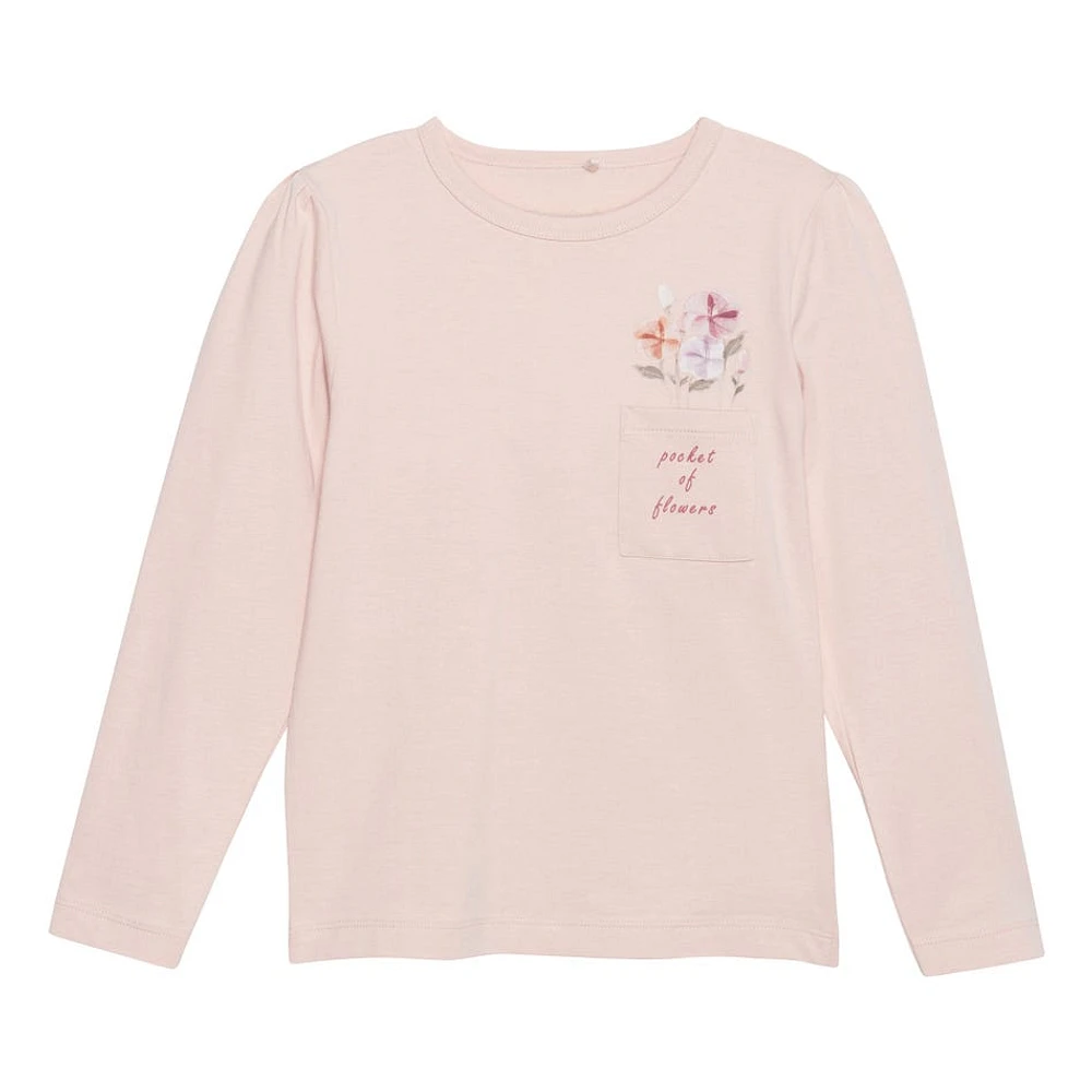 Pocket of Flowers T-Shirt 3-8y